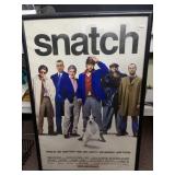 MOVIE POSTER SNATCH IN BLACK FRAME