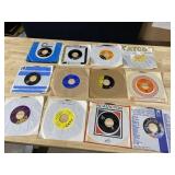 TWELVE 45 RECORDS AS PICTURED