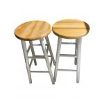 WOODEN STOOLS, 29" H, TIMES 2