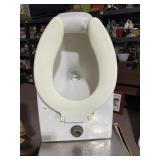 COMMERCIAL WALL MOUNT TOILET, DAMAGE AS SHOWN
