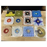 TWELVE 45 RECORDS AS PICTURED