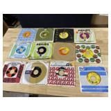 TWELVE 45 RECORDS AS PICTURED
