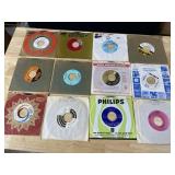 TWELVE 45 RECORDS AS PICTURED