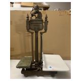 HERBERT AND SON LION SCALE ORNATE BRASS