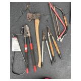 AX, PRUNERS, SNAKE, ETC.