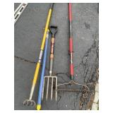 RAKES, PITCHFORK