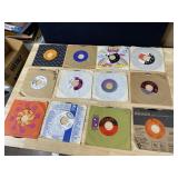 TWELVE 45 RECORDS AS PICTURED