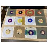 TWELVE 45 RECORDS AS PICTURED