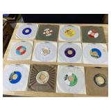 TWELVE 45 RECORDS AS PICTURED