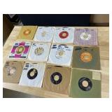 TWELVE 45 RECORDS AS PICTURED