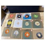 TWELVE 45 RECORDS AS PICTURED