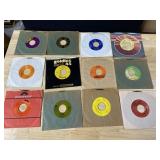 TWELVE 45 RECORDS AS PICTURED