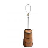 BUTTER CHURN LAMP 62" H TO FINIAL
