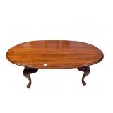 CHERRY QUEEN ANNE OVAL COFFEE TABLE