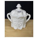 WESTMORELAND COOKIE JAR, CHERRY PATTERN