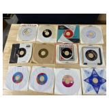 TWELVE 45 RECORDS AS PICTURED