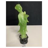 JADE LIKE JAPANESE LADY STATUE MADE FOR WONY LTD.