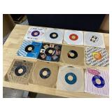 TWELVE 45 RECORDS AS PICTURED