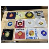 TWELVE 45 RECORDS AS PICTURED