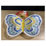 FIGI CHIP & DIP BUTTERFLY PLATE