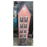 PAINTED TOWNHOUSE STORAGE CABINET 1950