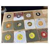 TWELVE 45 RECORDS AS PICTURED
