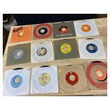 TWELVE 45 RECORDS AS PICTURED