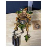 CUCKOO CLOCK GERMANY, TOP NEEDS GLUE AS SHOWN