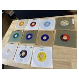 TWELVE 45 RECORDS AS PICTURED