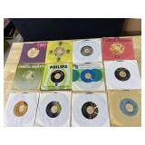 TWELVE 45 RECORDS AS PICTURED