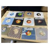 TWELVE 45 RECORDS AS PICTURED