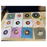 TWELVE 45 RECORDS AS PICTURED