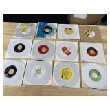 TWELVE 45 RECORDS AS PICTURED