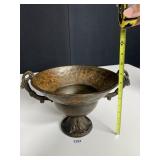 METAL PEDESTAL BOWL