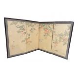 JAPANESEï¿½S 4 PANEL FOLDING SCREEN - SPLITTING ON