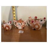 JAPAN 3 PC. TEA SET DEER MOTIF