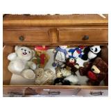 GROUP OF BEARS AND DOLL