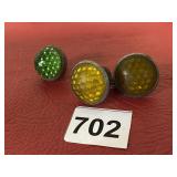 VINTAGE BIKE REFLECTORS FOR LICENSE PLATE