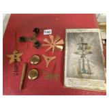 VINTAGE SWEDISH BRASS ANGEL/ANGLA SPELET