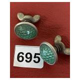 VINTAGE BIKE REFLECTORS FOR LICENSE PLATE