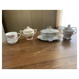 LIMOGE COVERED SERVING DISH AND LINER PLATE , 2