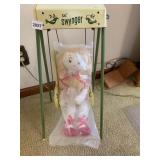WIND-UP SWYNGER METAL DOLL SWING AND CLOTH DOLL