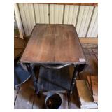 WOOD DROP SIDE TABLE