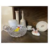 FINGER NAPPIE, BELL, VASE, ETC.