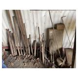 ASSORTED METAL AND WOOD PIECES