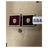 3 PINS WEIRTON STEEL CO LOYAL SERVING 25, 30, 35