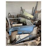 LARGE ASSORTMENT AUTO PARTS, SCRAP, ETC.