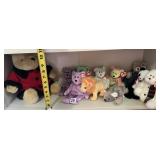 ASSORTMENT OF TY ANIMALS WITH TAGS 10 PIECE
