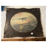 SPIRIT OF ST. LEWIS DETAILED WOOD FRAME BEADED