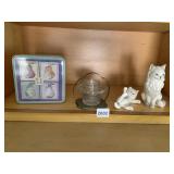 CAT FIGURINES NAPCO, CONDIMENT DISH